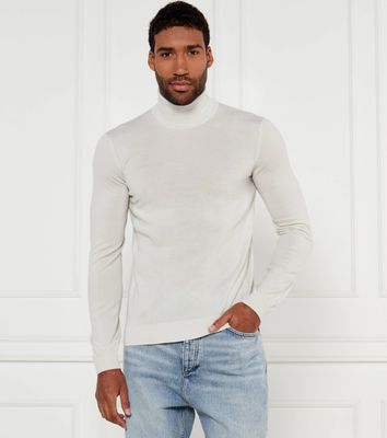 Sweter męski casual HUGO ze sklepu: Gomez Fashion Store w kategorii: Swetry męskie - zdjęcie 874714-BD9-10338_BU245M000200101