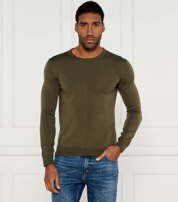 Sweter męski HUGO ze sklepu: Gomez Fashion Store w kategorii: Swetry męskie - zdjęcie 874714-BD9-10338_BU245M000203257