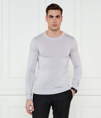 Sweter męski na zimę HUGO ze sklepu: Gomez Fashion Store w kategorii: Swetry męskie - zdjęcie 874714-BD9-10338_BU245M000203537