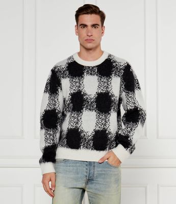 Sweter męski HUGO ze sklepu: Gomez Fashion Store w kategorii: Swetry męskie - zdjęcie 874714-BD9-10338_BU245M000210101