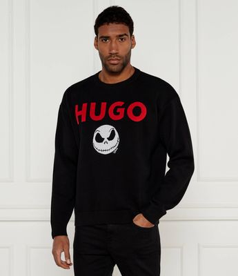 HUGO - Sweter męski ze sklepu: Gomez Fashion Store w kategorii: Swetry męskie - zdjęcie 874714-BD9-10338_BU245M000217001