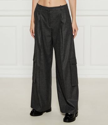 Spodnie damskie retro HUGO ze sklepu: Gomez Fashion Store w kategorii: Spodnie damskie - zdjęcie 874714-BD9-10338_BU245W000048021