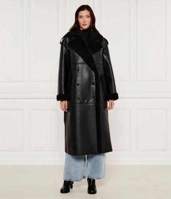 Płaszcz damski na jesień HUGO ze sklepu: Gomez Fashion Store w kategorii: Płaszcze damskie - zdjęcie 874714-BD9-10338_BU245W000056001