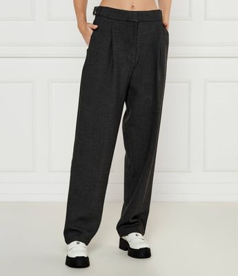 Spodnie damskie jesienne HUGO ze sklepu: Gomez Fashion Store w kategorii: Spodnie damskie - zdjęcie 874714-BD9-10338_BU245W000063980
