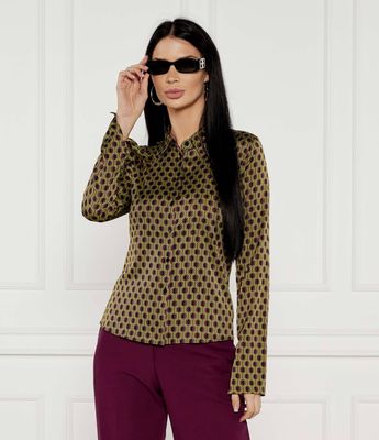 Koszula damska casual jesienna HUGO ze sklepu: Gomez Fashion Store w kategorii: Koszule damskie - zdjęcie 874714-BD9-10338_BU245W000069962