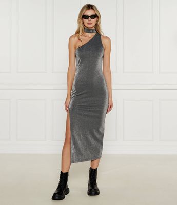 Sukienka dopasowana HUGO ze sklepu: Gomez Fashion Store w kategorii: Sukienki - zdjęcie 874714-BD9-10338_BU245W000098001