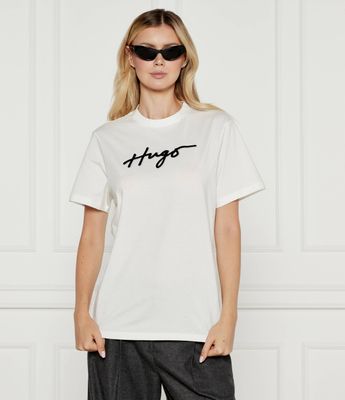 Bluzka damska na wiosnę HUGO ze sklepu: Gomez Fashion Store w kategorii: Bluzki damskie - zdjęcie 874714-BD9-10338_BU245W000119102