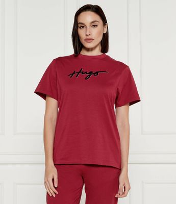 Bluzka damska HUGO ze sklepu: Gomez Fashion Store w kategorii: Bluzki damskie - zdjęcie 874714-BD9-10338_BU245W000119615