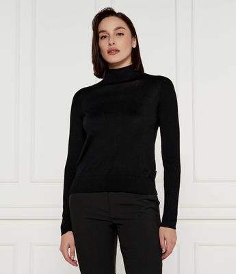 HUGO - Sweter damski casual ze sklepu: Gomez Fashion Store w kategorii: Swetry damskie - zdjęcie 874714-BD9-10338_BU245W000122001