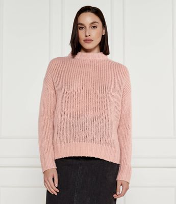 Sweter damski HUGO ze sklepu: Gomez Fashion Store w kategorii: Swetry damskie - zdjęcie 874714-BD9-10338_BU245W000129683