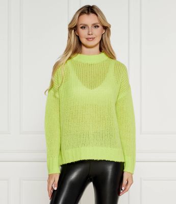 HUGO - Sweter damski casual ze sklepu: Gomez Fashion Store w kategorii: Swetry damskie - zdjęcie 874714-BD9-10338_BU245W000129734