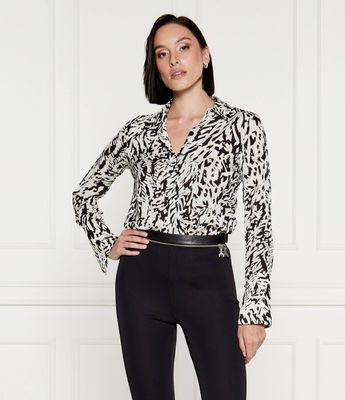 Koszula damska casualowa Patrizia Pepe ze sklepu: Gomez Fashion Store w kategorii: Koszule damskie - zdjęcie 874714-BD9-10338_PK244W000074487