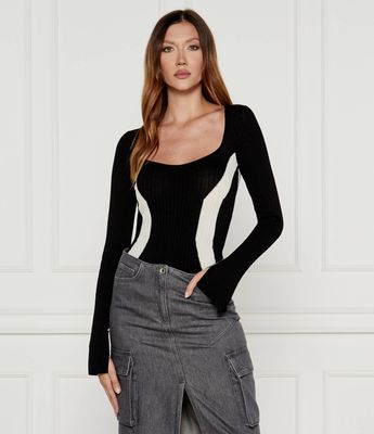 Bluzka damska Patrizia Pepe ze sklepu: Gomez Fashion Store w kategorii: Bluzki damskie - zdjęcie 874714-BD9-10338_PK244W000090454