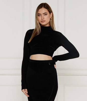 Bluzka damska Patrizia Pepe ze sklepu: Gomez Fashion Store w kategorii: Bluzki damskie - zdjęcie 874714-BD9-10338_PK244W000092049