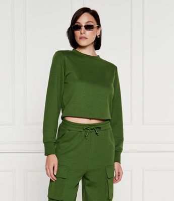 Bluza damska jesienna Patrizia Pepe ze sklepu: Gomez Fashion Store w kategorii: Bluzy damskie - zdjęcie 874714-BD9-10338_PK244W000102474