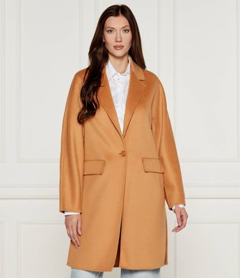 Płaszcz damski casual Patrizia Pepe ze sklepu: Gomez Fashion Store w kategorii: Płaszcze damskie - zdjęcie 874714-BD9-10338_PK244W000108486