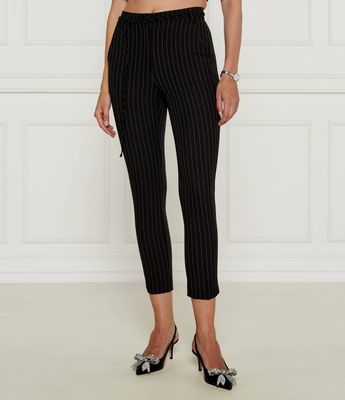 Spodnie damskie casualowe Patrizia Pepe ze sklepu: Gomez Fashion Store w kategorii: Spodnie damskie - zdjęcie 874714-BD9-10338_PK244W000119342