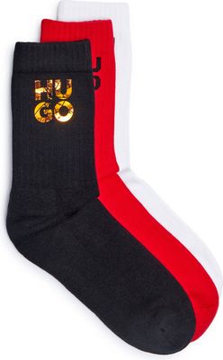 Hugo Bodywear - Skarpetki damskie gładkie ze sklepu: Gomez Fashion Store w kategorii: Skarpetki damskie - zdjęcie 874714-BD9-10338_BZ245M000078960