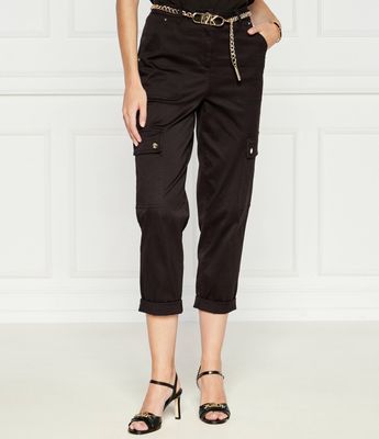 Spodnie damskie casualowe Michael Kors ze sklepu: Gomez Fashion Store w kategorii: Spodnie damskie - zdjęcie 874714-BD9-10338_MK244W000069001