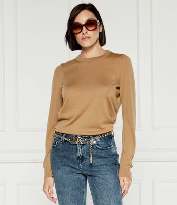 Sweter damski casualowy Michael Kors ze sklepu: Gomez Fashion Store w kategorii: Swetry damskie - zdjęcie 874714-BD9-10338_MK244W000075211