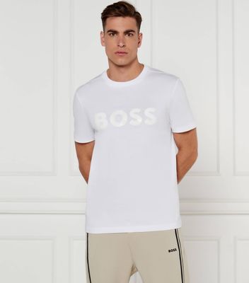 BOSS GREEN - T-shirt męski wiosenny ze sklepu: Gomez Fashion Store w kategorii: T-shirty męskie - zdjęcie 874714-BD9-10338_BG245M000045100