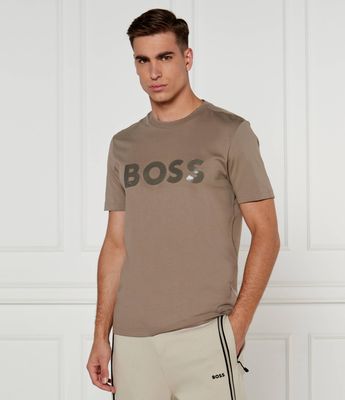 T-shirt męski na wiosnę BOSS GREEN ze sklepu: Gomez Fashion Store w kategorii: T-shirty męskie - zdjęcie 874714-BD9-10338_BG245M000045334
