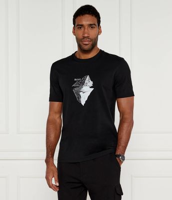 BOSS GREEN - T-shirt męski na wiosnę ze sklepu: Gomez Fashion Store w kategorii: T-shirty męskie - zdjęcie 874714-BD9-10338_BG245M000048001