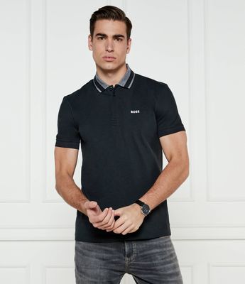 BOSS GREEN - T-shirt męski casual ze sklepu: Gomez Fashion Store w kategorii: T-shirty męskie - zdjęcie 874714-BD9-10338_BG245M000049402