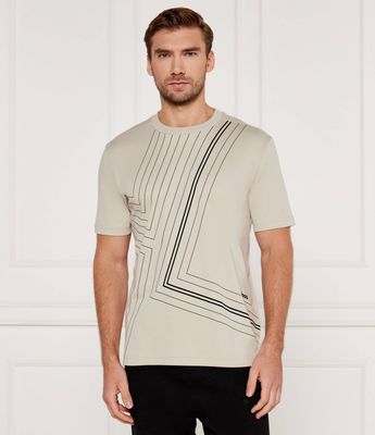 BOSS GREEN - T-shirt męski wiosenny ze sklepu: Gomez Fashion Store w kategorii: T-shirty męskie - zdjęcie 874714-BD9-10338_BG245M000058271