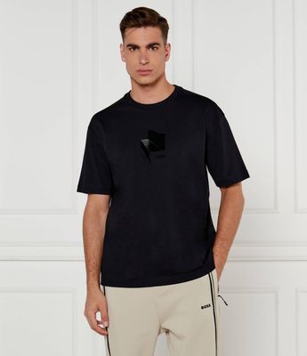T-shirt męski casual wiosenny BOSS GREEN ze sklepu: Gomez Fashion Store w kategorii: T-shirty męskie - zdjęcie 874714-BD9-10338_BG245M000059001