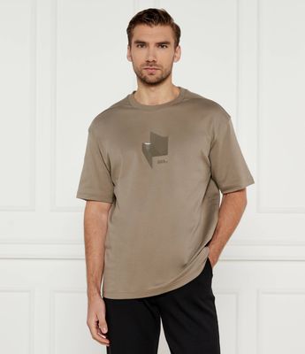 BOSS GREEN - T-shirt męski wiosenny ze sklepu: Gomez Fashion Store w kategorii: T-shirty męskie - zdjęcie 874714-BD9-10338_BG245M000059334