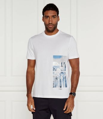T-shirt męski BOSS GREEN ze sklepu: Gomez Fashion Store w kategorii: T-shirty męskie - zdjęcie 874714-BD9-10338_BG245M000067100