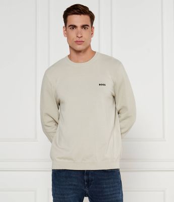 BOSS GREEN - Sweter męski wiosenny ze sklepu: Gomez Fashion Store w kategorii: Swetry męskie - zdjęcie 874714-BD9-10338_BG245M000070271