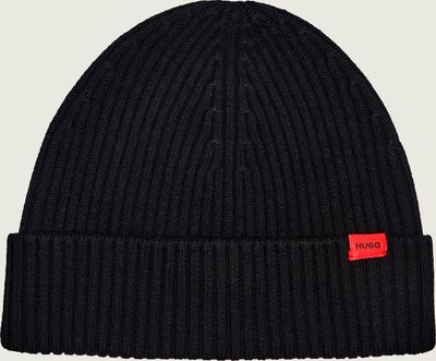 Czapka zimowa męska HUGO ze sklepu: Gomez Fashion Store w kategorii: Czapki zimowe męskie - zdjęcie 874714-BD9-10338_BU245M000237001