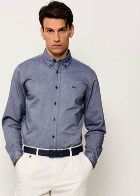 BOSS ORANGE - Koszula męska casual ze sklepu: Gomez Fashion Store w kategorii: Koszule męskie - zdjęcie 874714-BD9-10338_BO245M000007418