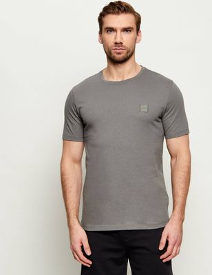 T-shirt męski BOSS ORANGE ze sklepu: Gomez Fashion Store w kategorii: T-shirty męskie - zdjęcie 874714-BD9-10338_BO245M000047076