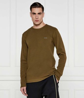 T-shirt męski casualowy na jesień BOSS ORANGE ze sklepu: Gomez Fashion Store w kategorii: T-shirty męskie - zdjęcie 874714-BD9-10338_BO245M000051368