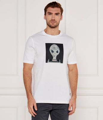 BOSS ORANGE - T-shirt męski ze sklepu: Gomez Fashion Store w kategorii: T-shirty męskie - zdjęcie 874714-BD9-10338_BO245M000056100