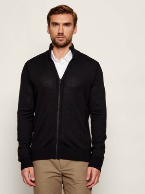Sweter męski casual BOSS ORANGE ze sklepu: Gomez Fashion Store w kategorii: Swetry męskie - zdjęcie 874714-BD9-10338_BO245M000065001