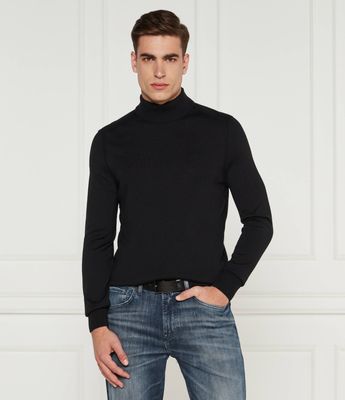Sweter męski wiosenny BOSS ORANGE ze sklepu: Gomez Fashion Store w kategorii: Swetry męskie - zdjęcie 874714-BD9-10338_BO245M000066001
