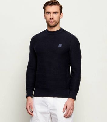 BOSS ORANGE - Sweter męski casual ze sklepu: Gomez Fashion Store w kategorii: Swetry męskie - zdjęcie 874714-BD9-10338_BO245M000073404