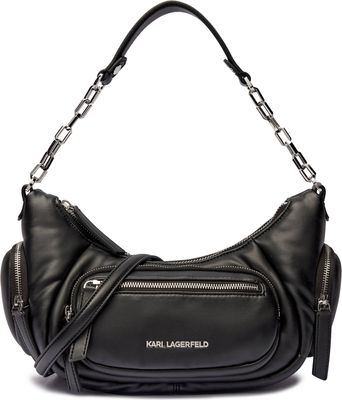 Karl Lagerfeld - Torebka hobo elegancki ze sklepu: Gomez Fashion Store w kategorii: Torebki hobo - zdjęcie 874714-BD9-10338_KL244W000061087