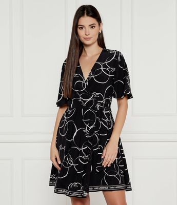 Sukienka Karl Lagerfeld ze sklepu: Gomez Fashion Store w kategorii: Sukienki - zdjęcie 874714-BD9-10338_KL244W000128C23