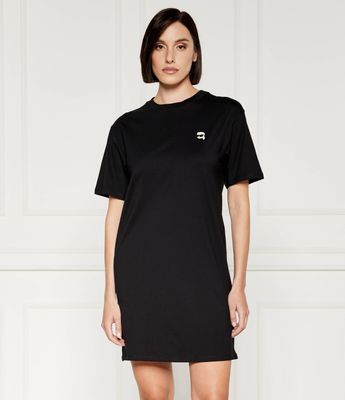 Sukienka prosta wiosenna Karl Lagerfeld ze sklepu: Gomez Fashion Store w kategorii: Sukienki - zdjęcie 874714-BD9-10338_KL244W000132666