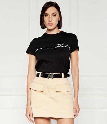 Bluzka damska Karl Lagerfeld ze sklepu: Gomez Fashion Store w kategorii: Bluzki damskie - zdjęcie 874714-BD9-10338_KL244W000138666