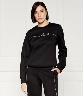 Bluza damska casualowa jesienna Karl Lagerfeld ze sklepu: Gomez Fashion Store w kategorii: Bluzy damskie - zdjęcie 874714-BD9-10338_KL244W000143666