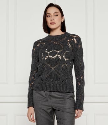 Sweter damski casual Weekend MaxMara ze sklepu: Gomez Fashion Store w kategorii: Swetry damskie - zdjęcie 874714-BD9-10338_MW245W000043002