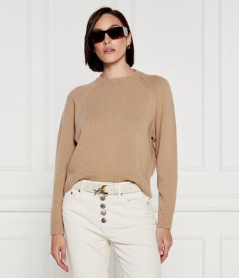 Sweter damski casual na zimę Weekend MaxMara ze sklepu: Gomez Fashion Store w kategorii: Swetry damskie - zdjęcie 874714-BD9-10338_MW245W000048005