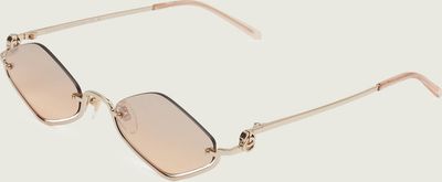 Okulary przeciwsłoneczne damskie Gucci ze sklepu: Gomez Fashion Store w kategorii: Okulary przeciwsłoneczne damskie - zdjęcie 874714-BD9-10338_GC242W000014003