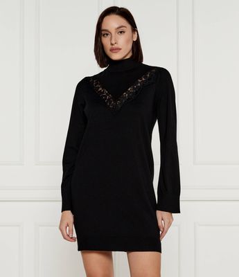 Sukienka prosta Twinset U&B ze sklepu: Gomez Fashion Store w kategorii: Sukienki - zdjęcie 874714-BD9-10338_TB244W000001006